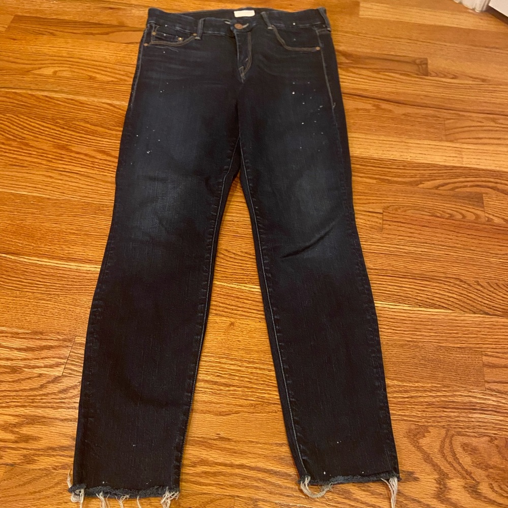 Mother jean size 27 inseam 27 blue preowned